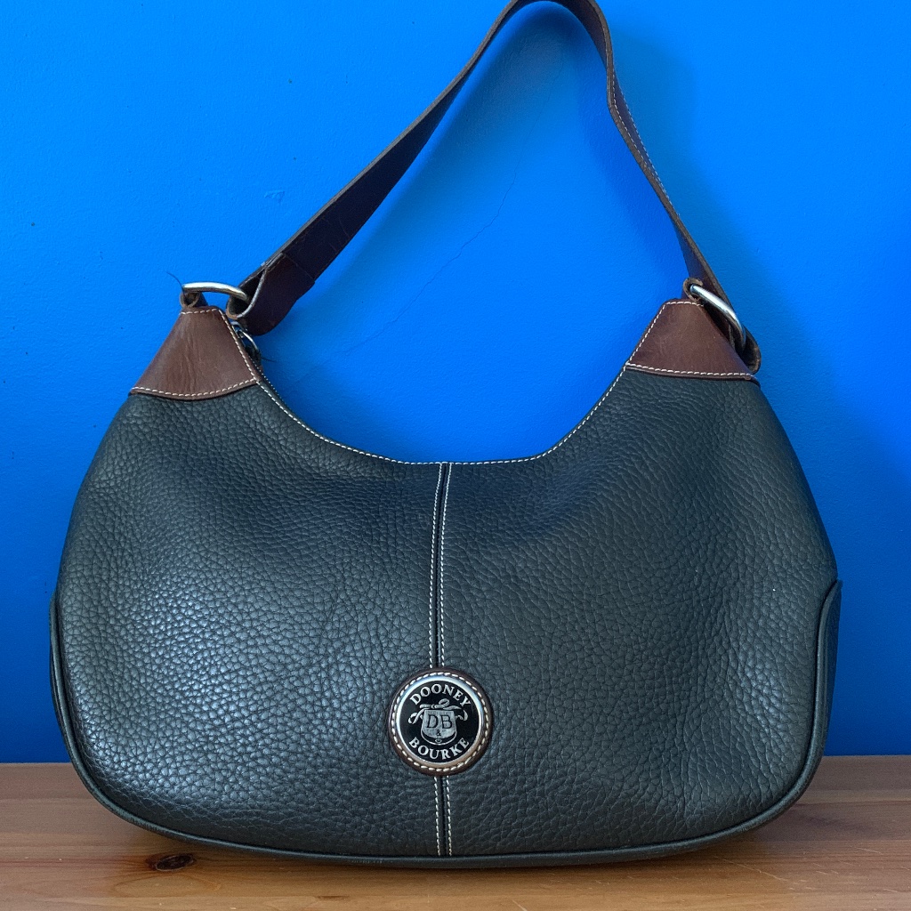 Dooney And Bourke Vintagw Pebble Leather Large Hobo